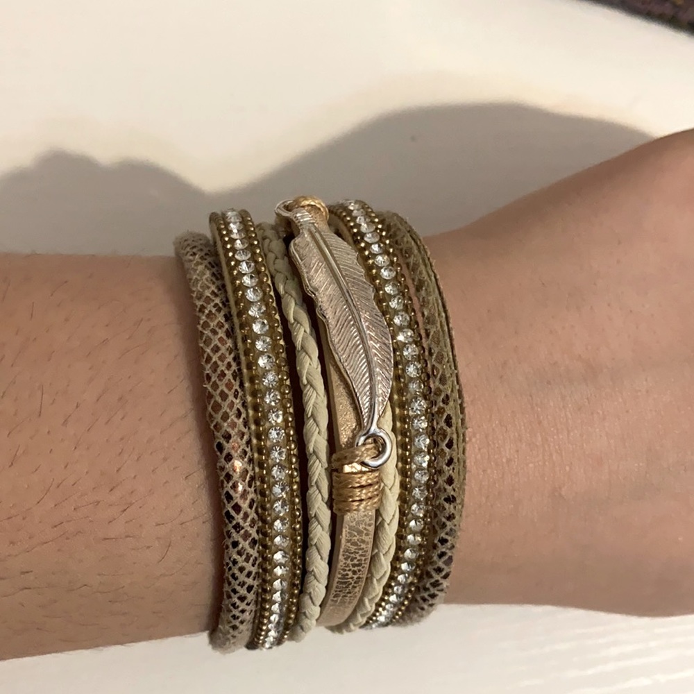 Rose gold bracelet one size